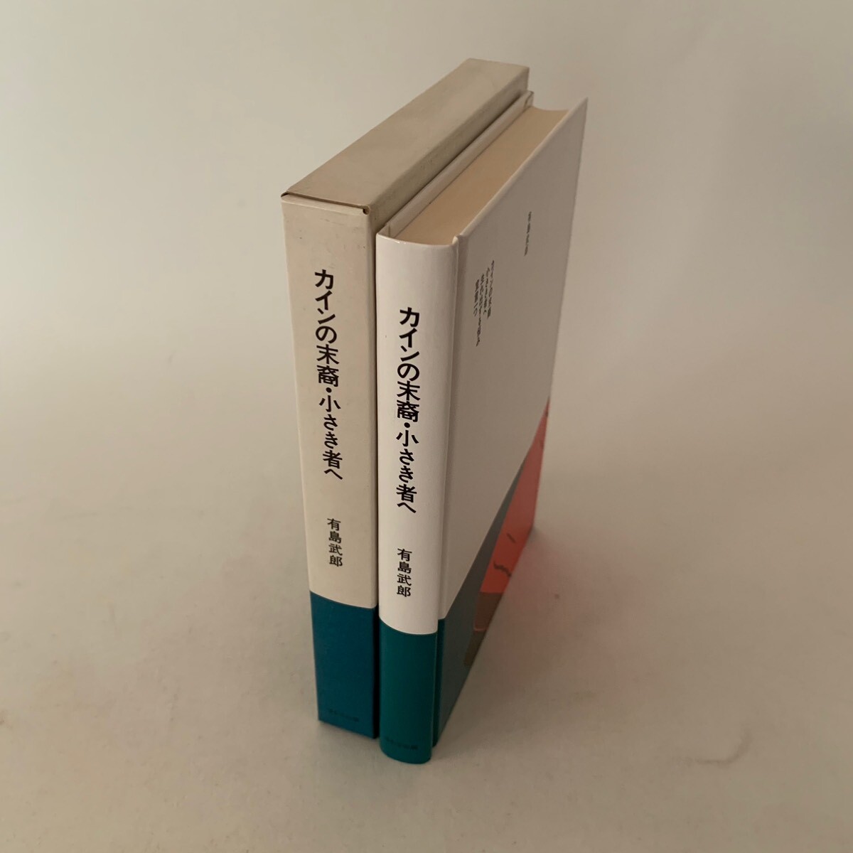 カインの末裔・小さき者へ 日本の文学37 有島武郎 昭和60年 ほるぷ出版 